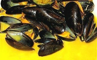 Mexilhãos com Safran du Gâtinais